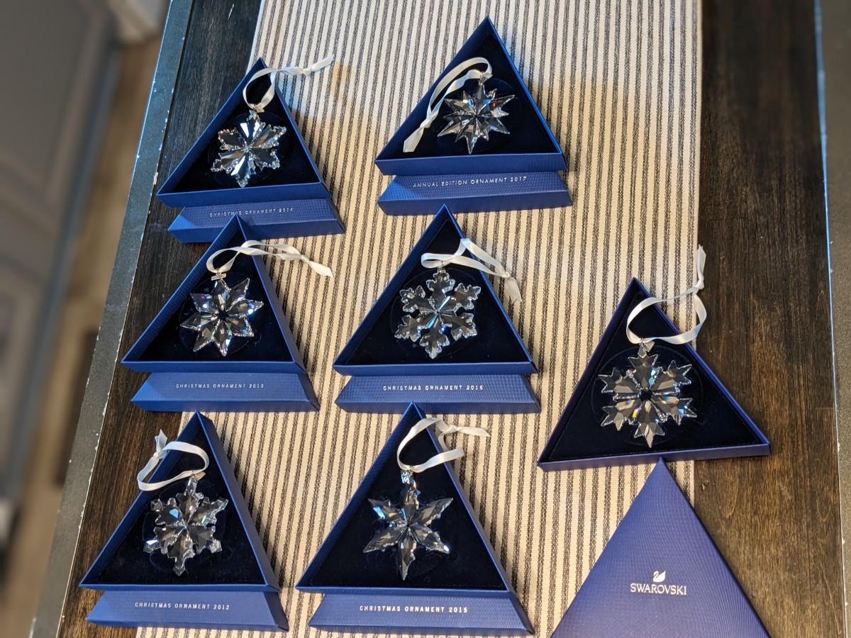 NIB Waterford Christmas Ornaments 201218