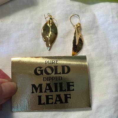 Maile Leaf Earrings