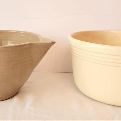 Lot #103  Lot of Two Vintage Kitchen Bowls