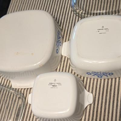 3 Classic Corning ware Dishes