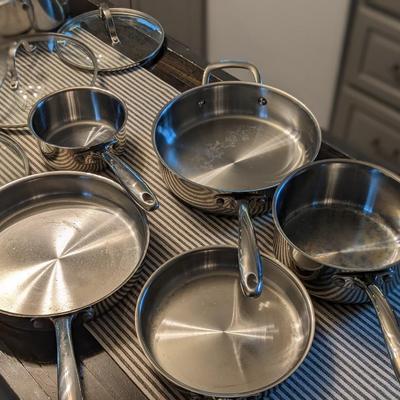 Kenmore Elite Devon 10-Piece Stainless Steel Cookware Set