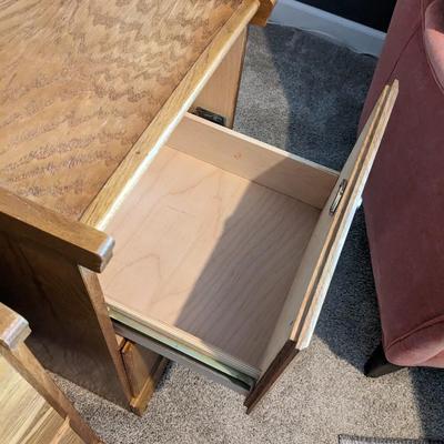 Wooden 2 Drawer File Cabinet