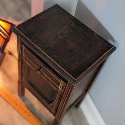 Cute Antique Sewing Cabinet/End Table