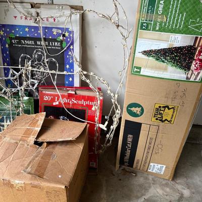 Outside Christmas displays