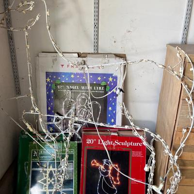 Outside Christmas displays