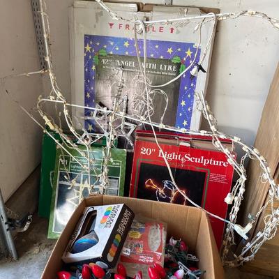 Outside Christmas displays