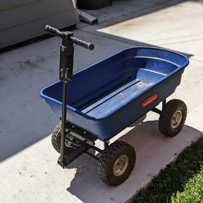 Sweet heavy Duty Rubbermaid Garden Dumping Wagon