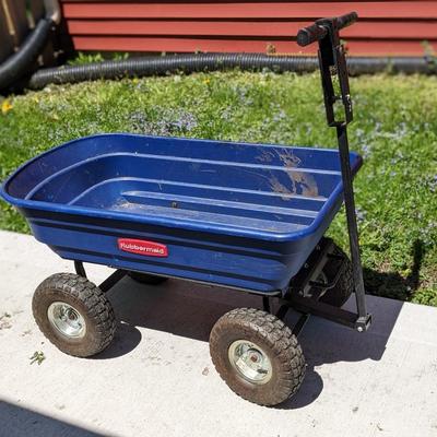 Sweet heavy Duty Rubbermaid Garden Dumping Wagon