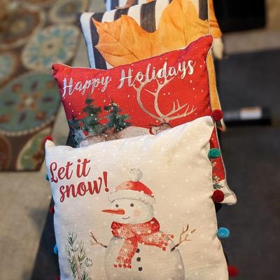 Set of 4 New Holiday Pillows