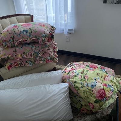 King size custom made bedding