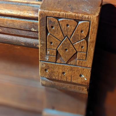 Antique Eastlake Full Bed Frame