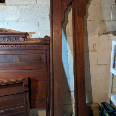 Antique Eastlake Full Bed Frame
