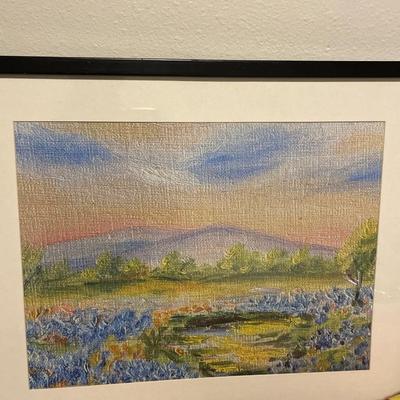 Print of Texas bluebonnet painting