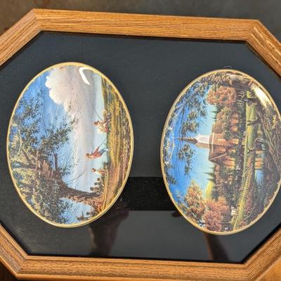 Set of 6 Terry Redlin Plates