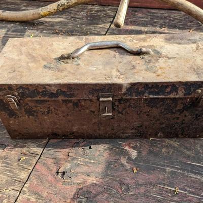 Vintage Tool Box Full of Goodies