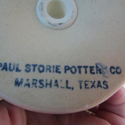 Hand Decorated Pottery Salt & Pepper Shakers Made by Paul Storie Pottery Marshall, TX