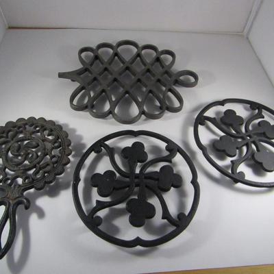 Collection of Cast Metal Trivets