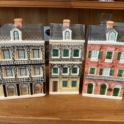 Ceramic lagniappe of Nola cookie jar / containers