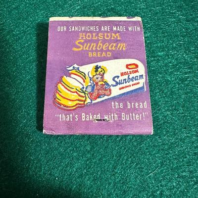 K&B / sunbeam bread matchbook