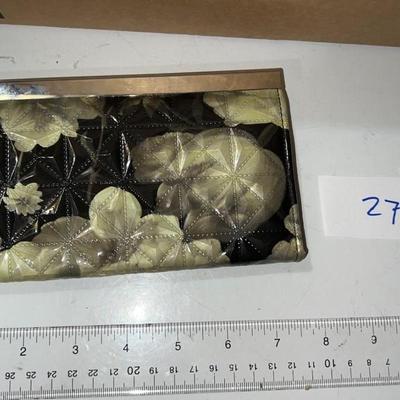 super cute vtg floral wallet