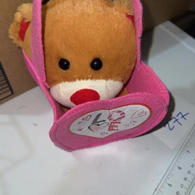 teddy bear in a bag