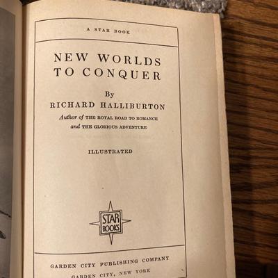 1929 â€œWORLD TO CONQUERâ€ BOOK IN EXCELLENT CONDITION, GEOLOGICAL GOODIES AND SOME INTERESTING EDUCATIONAL MOVIES!