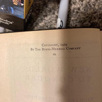 1929 â€œWORLD TO CONQUERâ€ BOOK IN EXCELLENT CONDITION, GEOLOGICAL GOODIES AND SOME INTERESTING EDUCATIONAL MOVIES!