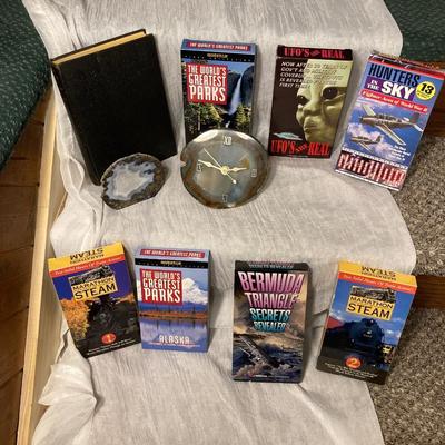 1929 â€œWORLD TO CONQUERâ€ BOOK IN EXCELLENT CONDITION, GEOLOGICAL GOODIES AND SOME INTERESTING EDUCATIONAL MOVIES!