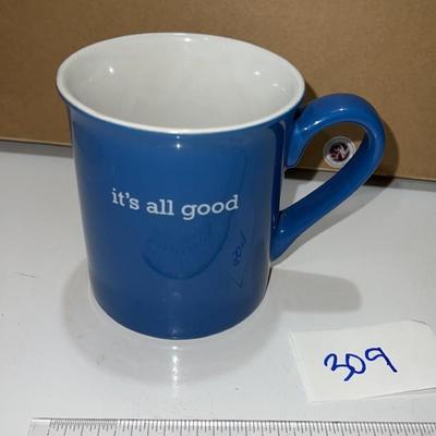 large blue its all good mug
