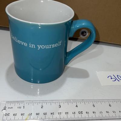 large believe in yourself mug
