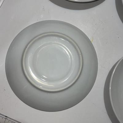 set of 6 tea saucers