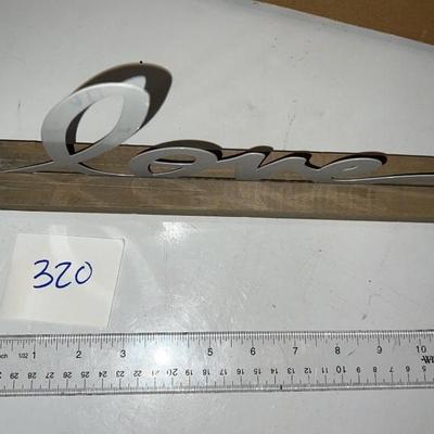 home decor "love" sign