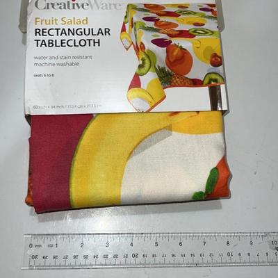 fruit salad table cloth new