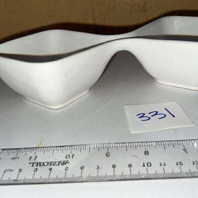 double dip bowl or nut tray