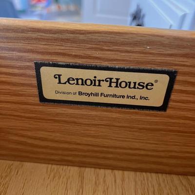 Lenoir House Broyhill Dresser with Detached Mirror