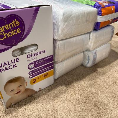 Baby Diapers Lot Size 2 and 3