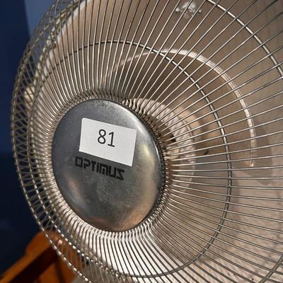 Optimus Oscillating Heating Fan