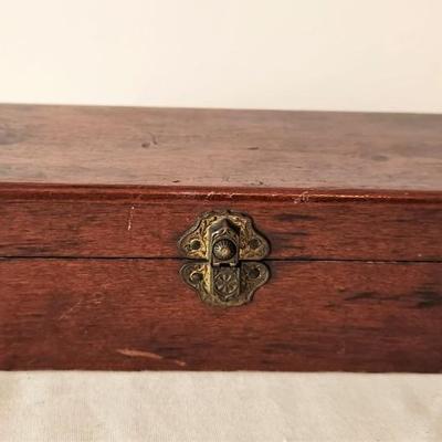 Lot #105  Antique Syringe Box from New Orleans Pharmacist - 19th century