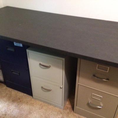227 Office Filing Cabinets with Countertop