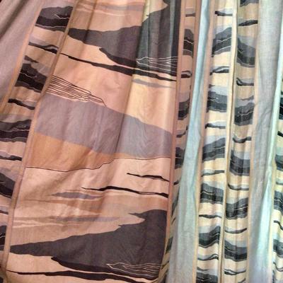 232 Vintage MCM Curtains