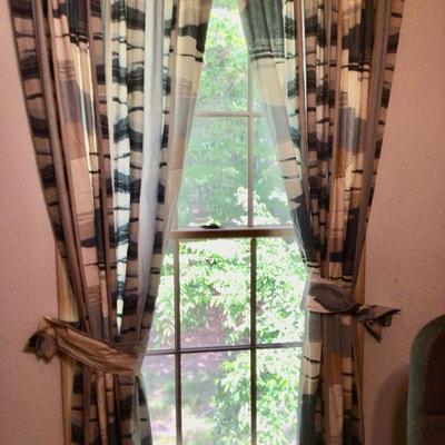 232 Vintage MCM Curtains