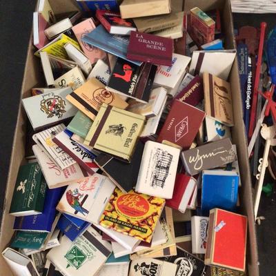 236 Vintage Matches & Swizzle Sticks