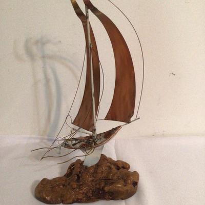 247 MCM Copper Sailboat LeBlanc