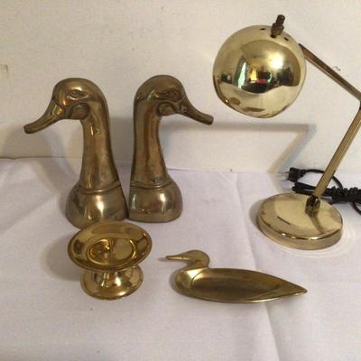 254 Brass Decor Lot Tenson Lamp