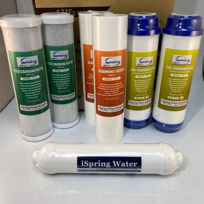 NEW Unused iSpring Water Filtration System Inline Filters Reverse Osmosis
