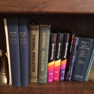 270 Vintage Textbooks & Bookends