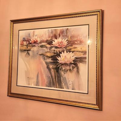 Lot #108  Framed Print by Brent Heighton " A Shimmer of Light" - double mat