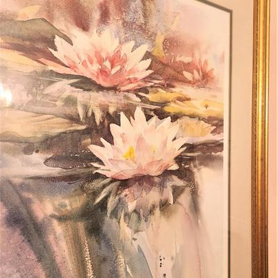 Lot #108  Framed Print by Brent Heighton " A Shimmer of Light" - double mat
