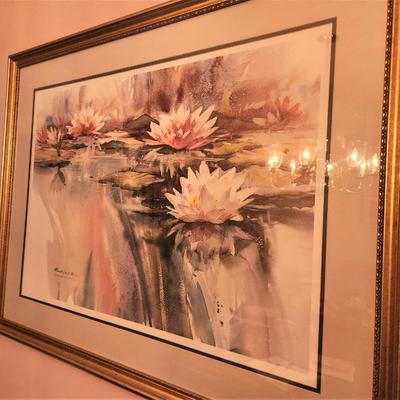 Lot #108  Framed Print by Brent Heighton " A Shimmer of Light" - double mat