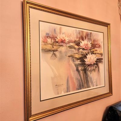 Lot #108  Framed Print by Brent Heighton " A Shimmer of Light" - double mat
